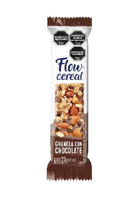 BARRA DE CEREAL DE GRANOLA CON CHOCOLATE