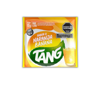 JUGO EN POLVO TANG NARANJA BANANA 15GRS
