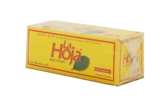 MATE COCIDO LA HOJA 25U