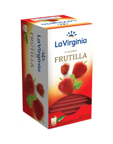 TE DE FRUTILLA LA VIRGINIA 25U