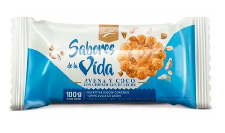 GALLETAS GAONA POCKET AVENA Y COCO 100GR