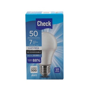 LAMPARA LED CHECK LUZ FRIA 7W 