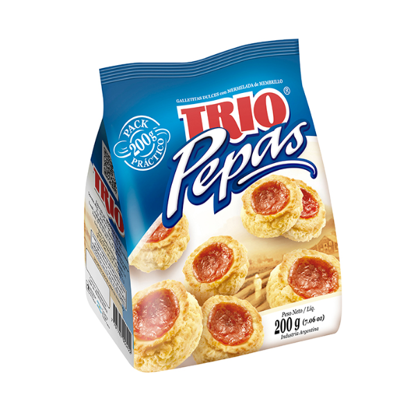 GALLETAS PEPAS TRIO 200GR