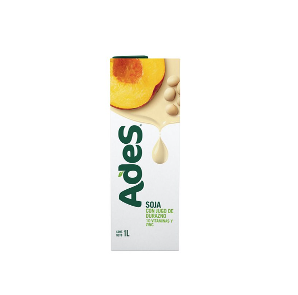 JUGO ADES DURAZNO 1 L