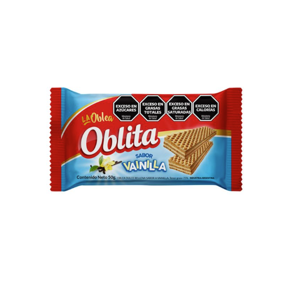 GALLETAS OBLITA VAINILLA 50GR