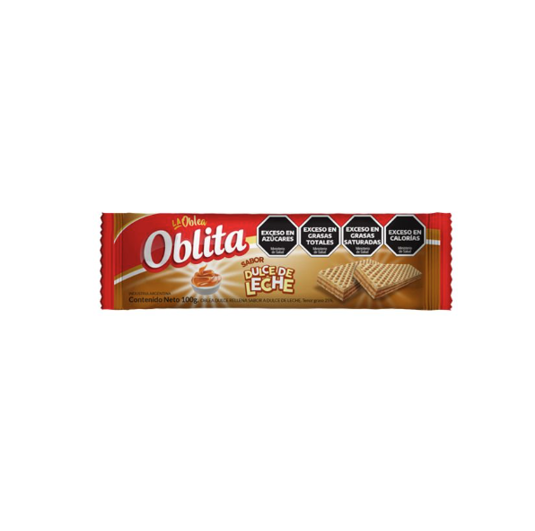 GALLETA OBLITA DULCE DE LECHE 100GR