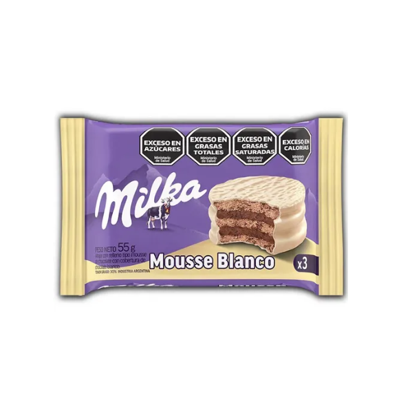 ALFAJOR TRIPLE MILKA MOUSSE BLANCO