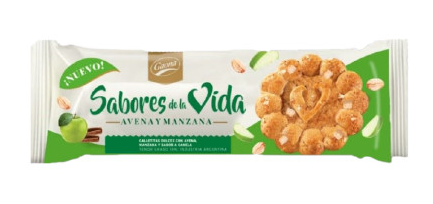 GALLETAS GAONA POCKET AVENA Y MANZANA 100GR
