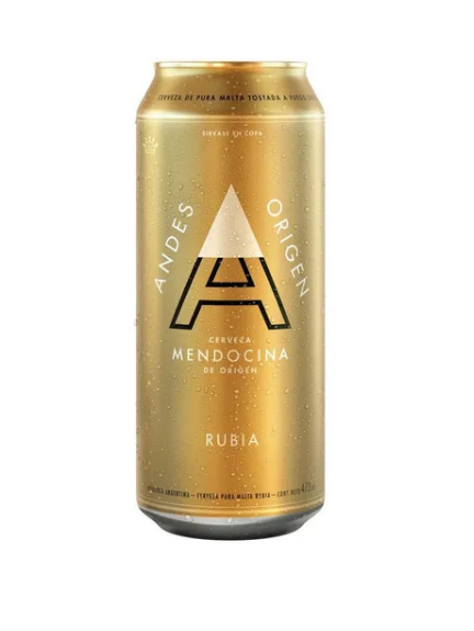 CERVEZA ANDES ORIGEN RUBIA 473CM