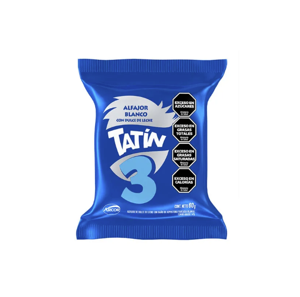 ALFAJOR BLANCO TATIN TRIPLE 60GR
