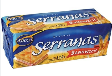 GALLETAS SERRANAS SANWICH X UNIDAD