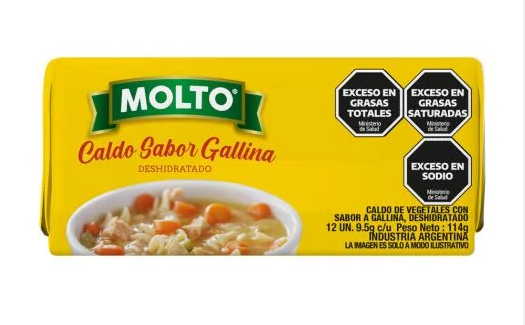 CALDO DE GALLINA MOLTO X CUBO
