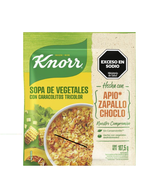 SOPA DE VEGETALES TRI KNORR 70GR