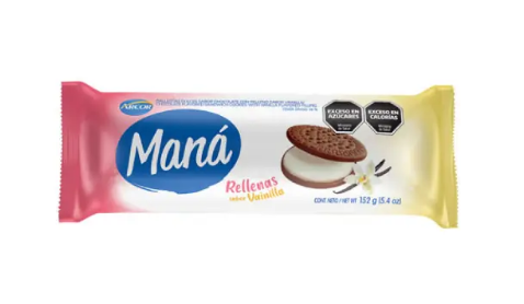 GALLETAS MANA RELLENAS VAINILLA 152GR