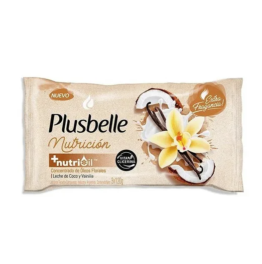 JABON TOCADOR PLUSBELLE MARRON