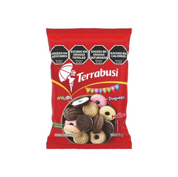 GALLETAS TERRABUSI VARIEDAD 390 GR