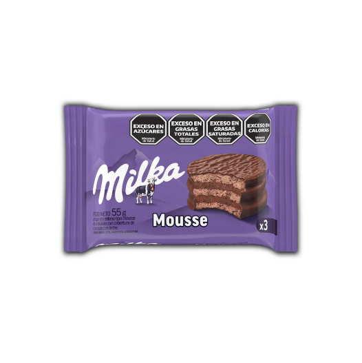 ALFAJOR MILKA MOUSSE TRIPLE 55GR
