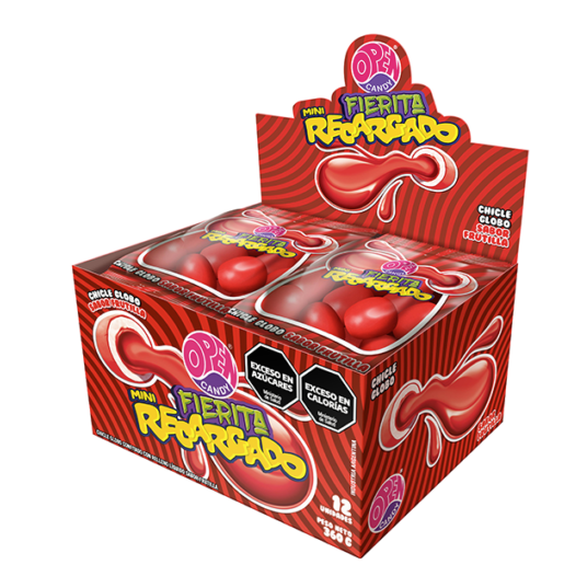 CHICLE CON JUGO FIERITA FRUTILLA