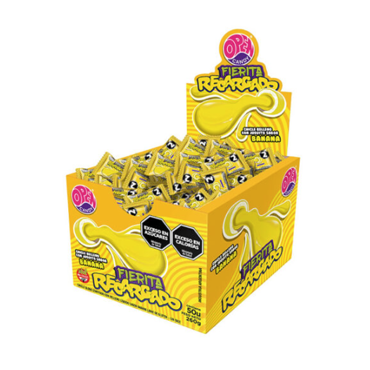 CHICLE CON JUGO FIERITA BANANA