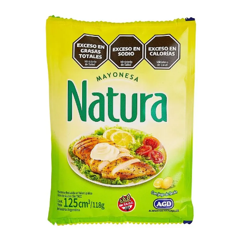 MAYONESA NATURA 118GR