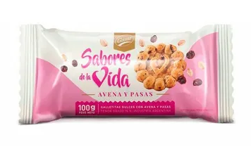 GALLETAS GAONA POCKET AVENA Y PASAS 100GR