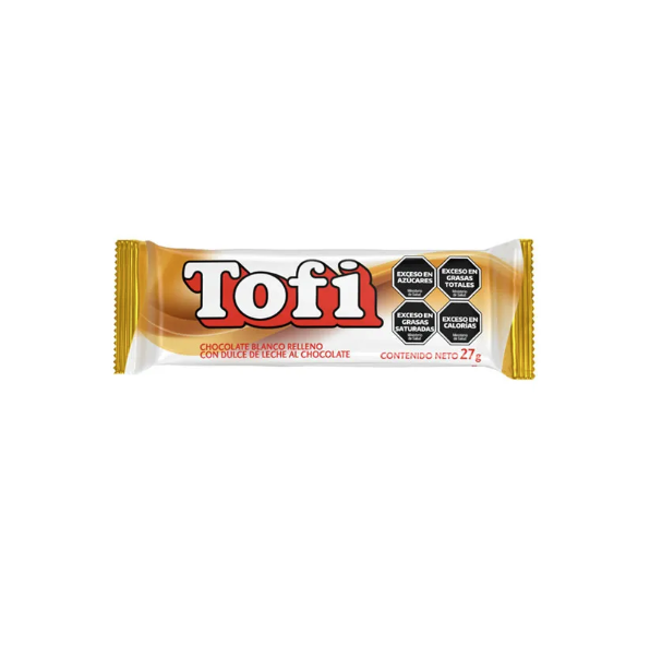 CHOCOLATE TOFI DULCE DE LECHE BLANCO 27 GR