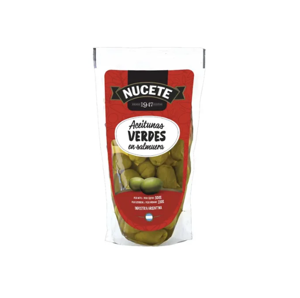 ACEITUNAS VERDES NUCETE 180GR