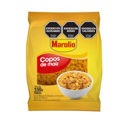 COPOZ DE MAIZ SIN AZUCAR MAROLIO 150GR