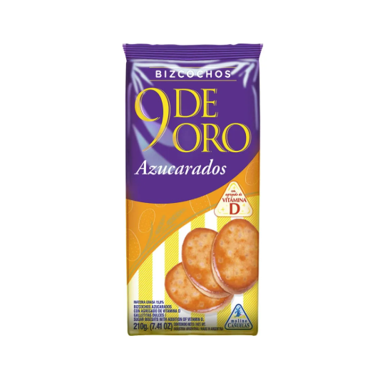 BIZCOCHOS 9 DE ORO AZUCARADOS LOS GRS