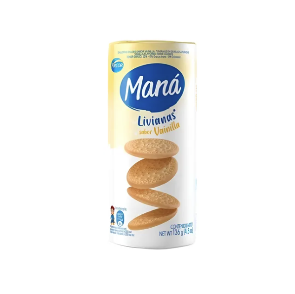 GALLETA MANA VAINILLA  136GR