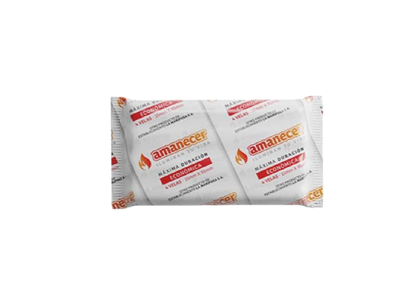 VELAS BLANCAS AMANECER 68GRS