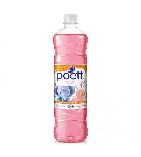 POETT LIMPIADOR LIQUIDO X900ML SUAVIDAD DE BEBE