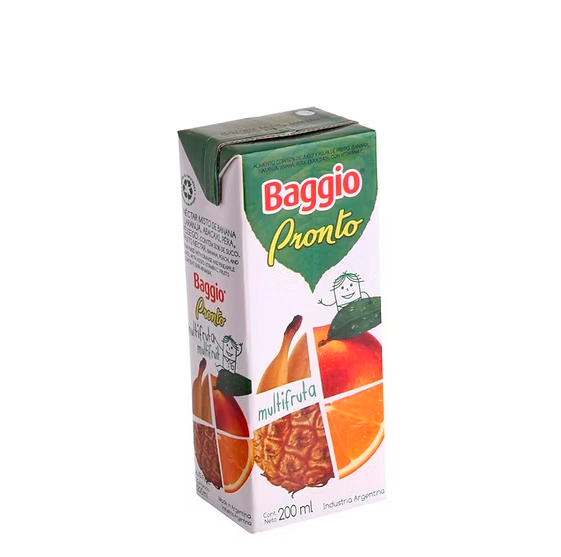 JUGO BAGGIO MULTIFRUTA 200CC