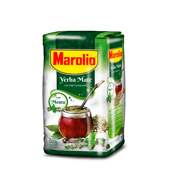 YERBA MATE MAROLIO CON MENTA 500GR