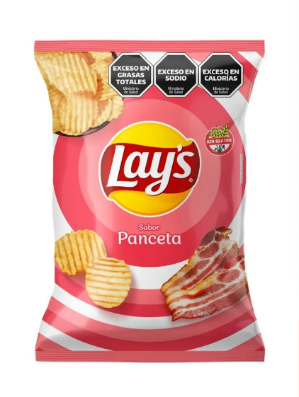PAPAS FRITAS PANCETA LAYS 77GR