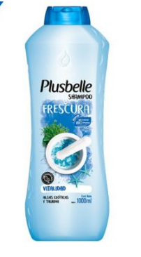 PLUSBELLE SHAMPOO FRESCURA 1LT