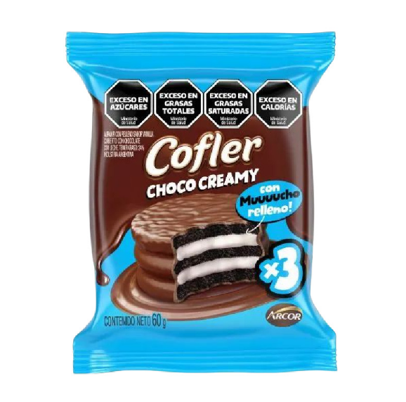 ALFAJOR COFLER CHOCOCREAMY 60GR