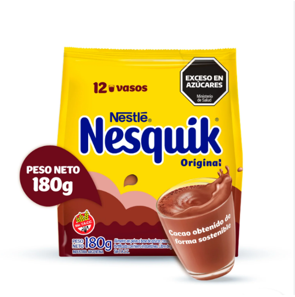 NESQUIK ORIGINAL CACAO EN POLVO X 180GR