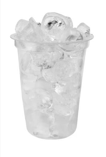 VASO CON HIELO