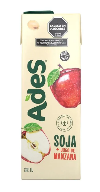JUGO DE SOJA MANZANA ADES 1 LT
