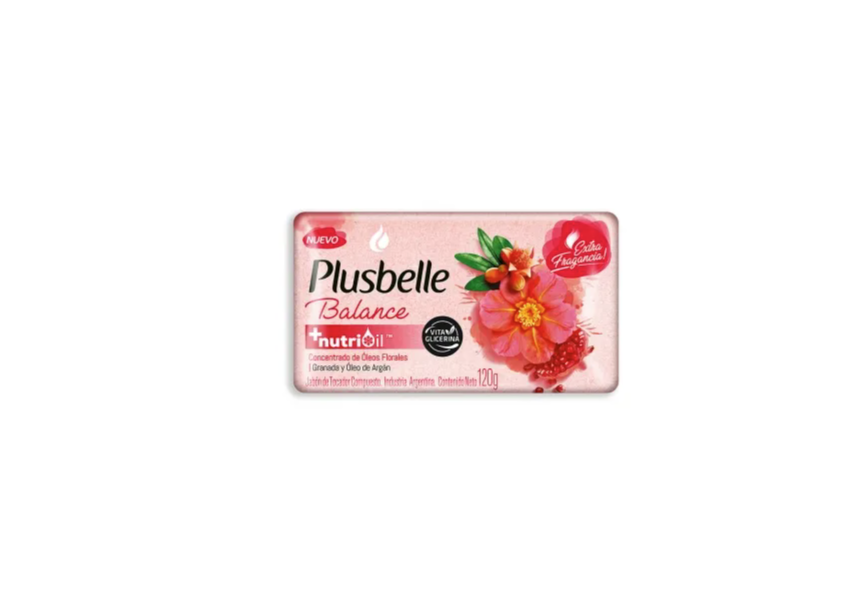 JABÓN DE TOCADOR PLUSBELLE ROSA