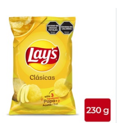 PAPAS FRITAS CLÁSICAS LAYS 230G