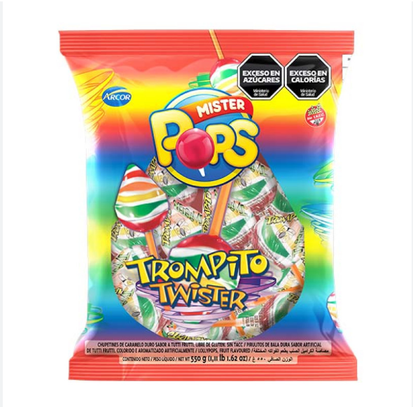CHUPETÍN MISTER POPS TROMPITO
