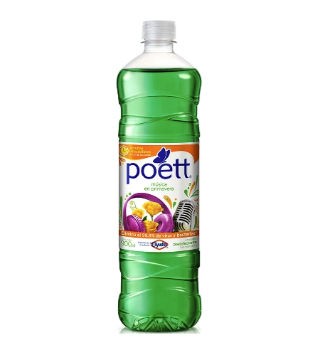 POETT LIMPIADOR LIQUIDO X900ML MUSICA EN PRIMAVERA
